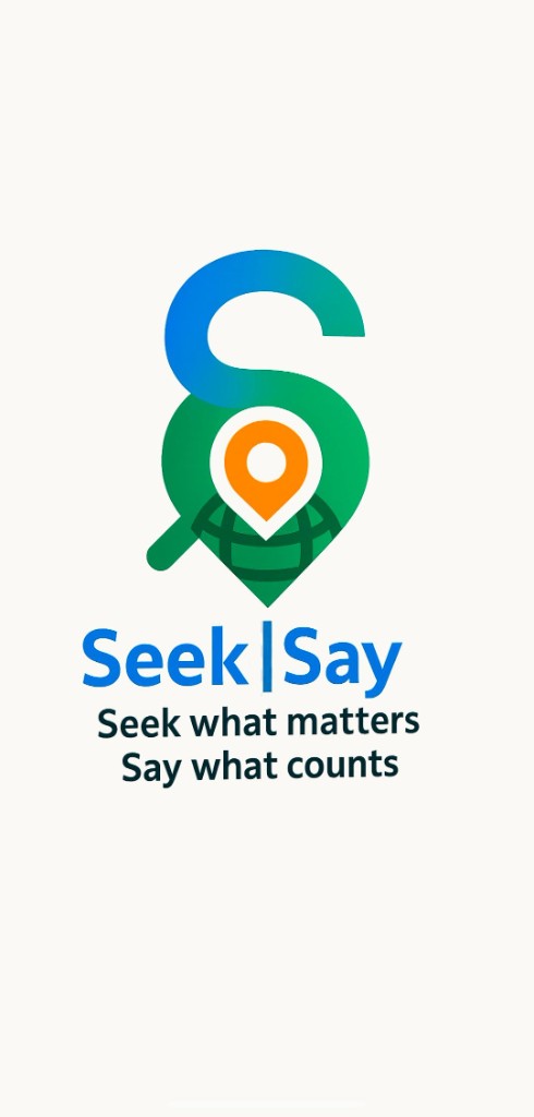 Seekorsay — Seek what matters. Say what counts.